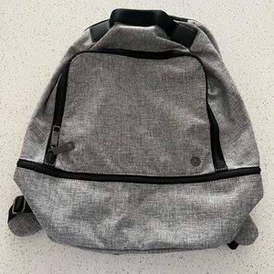Lululemon Heathered Grey City Adventurer Backpack new!